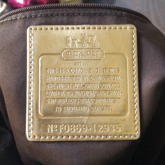 Coach Madison Julianne Teal leather handbag - Picture 3 of 16